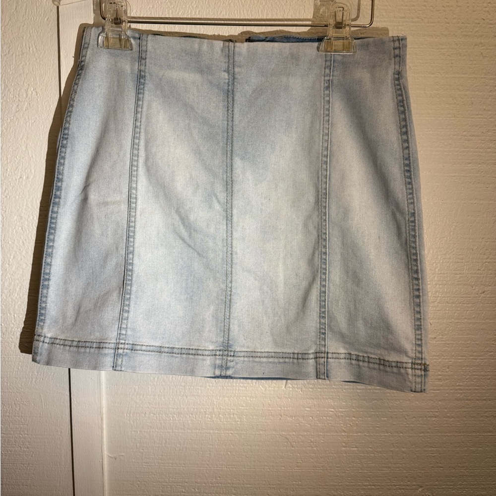 Wild Fable Light Wash Denim Mini Skirt